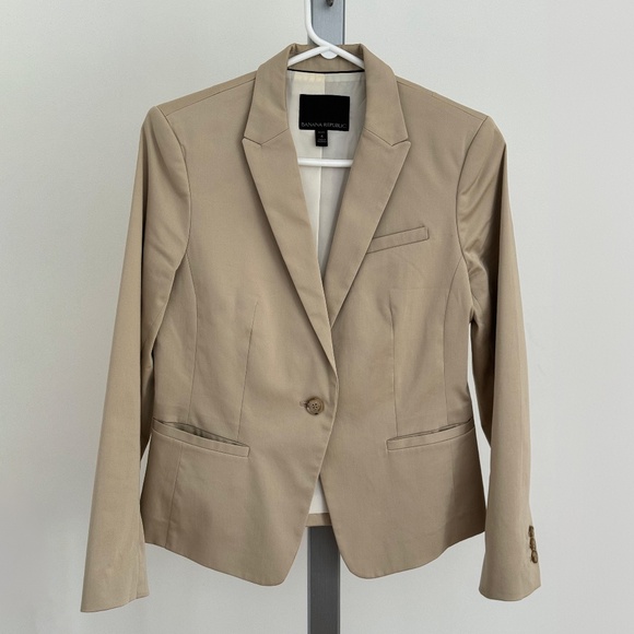 Banana Republic Blazer 4 Petite - Picture 1 of 4